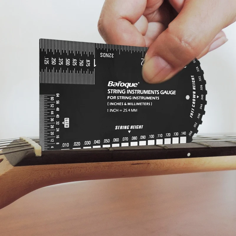 Барокко строительная линейка карманная для басов акустической гитары