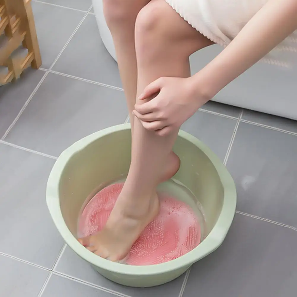 

Great Foot Scrub Pad Safe Eco-friendly Foot Wash Brush Shower Back Foot Massage Pad for Rub Back Foot Massage Pad