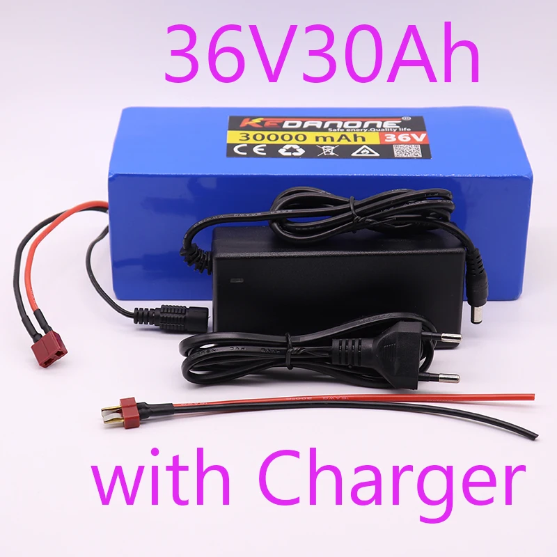 

36V 30AH Electric Bike Battery Built in 20A BMS Lithium Battery Pack 36 Volt with 2A Charge