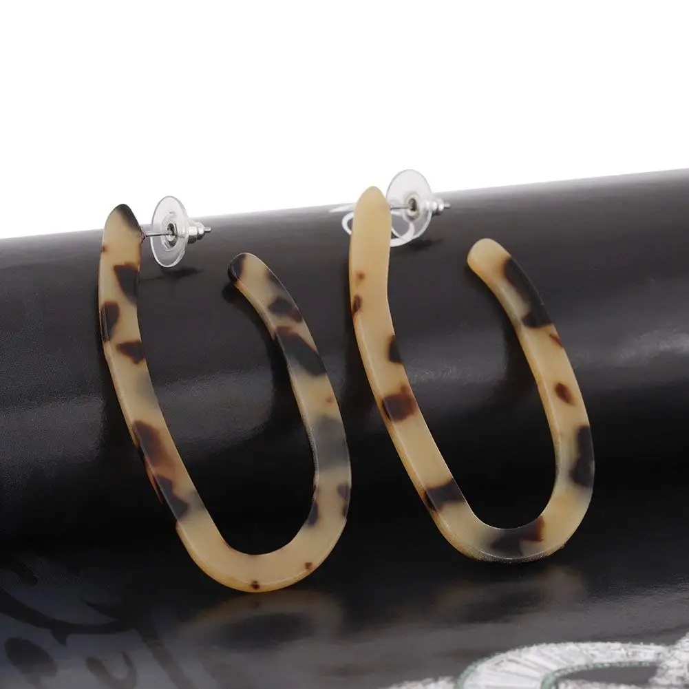 Showfay золотого цвета простые шикарные серьги-кольца для женщин девушек