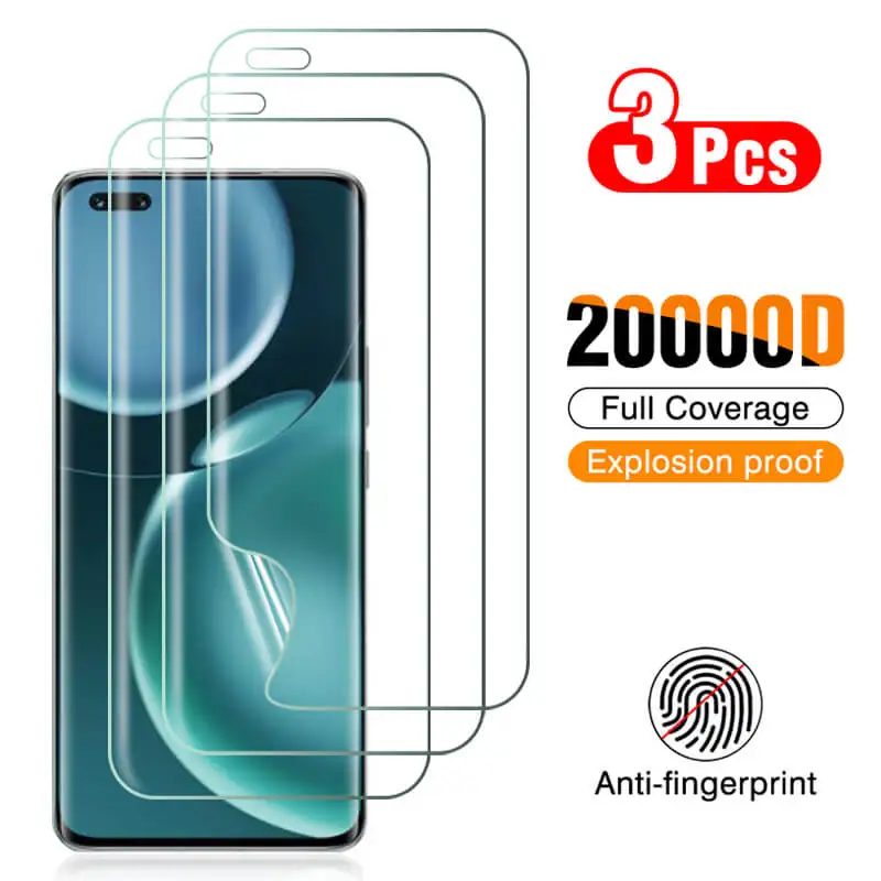 

Гидрогелевая пленка для Huawei Honor 70 Pro, Защитное стекло для экрана Xonor 50 Lite 50 Light Honor70 70Pro, прозрачное закаленное стекло, 3 шт.