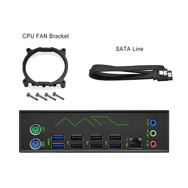 Комплект материнской платы MACHINIST MR9A PRO X99 с процессором Xeon E5 2640 V3 DDR4 2 шт. * 8 ГБ