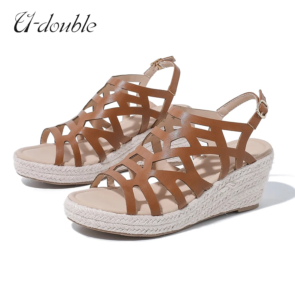 

Женские сандалии-гладиаторы на танкетке, пляжные сандалии на платформе и высоком каблуке, эспадрильи, туфли-лодочки, лето 2023