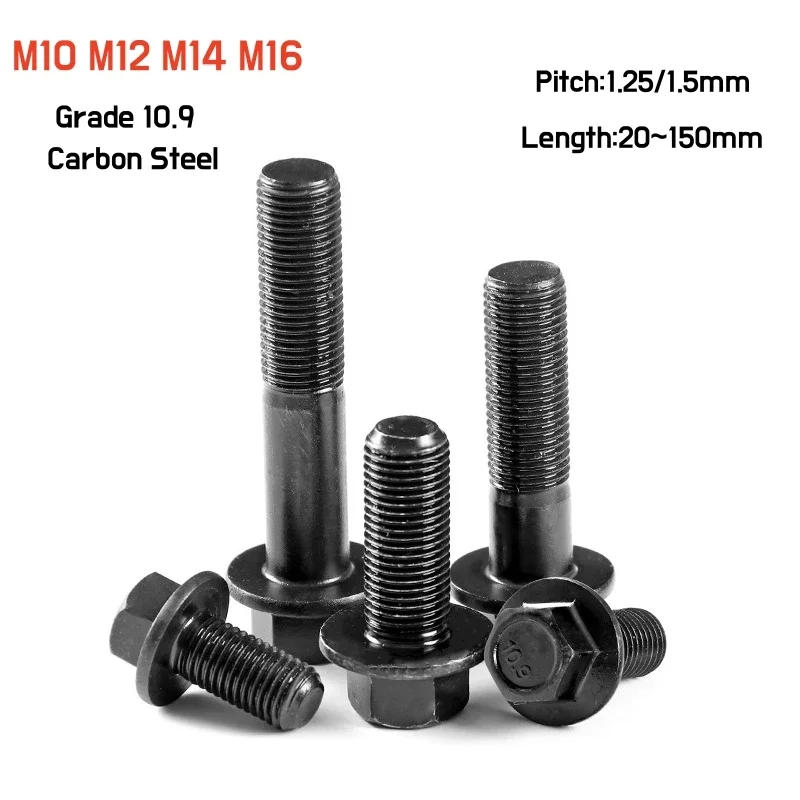 

Винты шестигранные фланцевые углеродистая сталь M10 M12 M14 M16