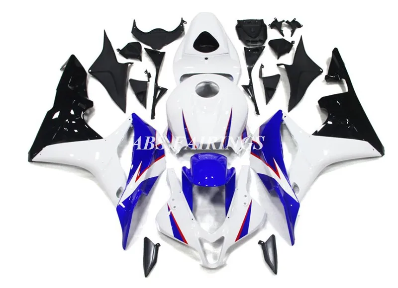 

New ABS Motorcycle Fairings Kits Fit For HONDA CBR600RR F5 2007 2008 07 08 Bodywork Set Custom White Blue