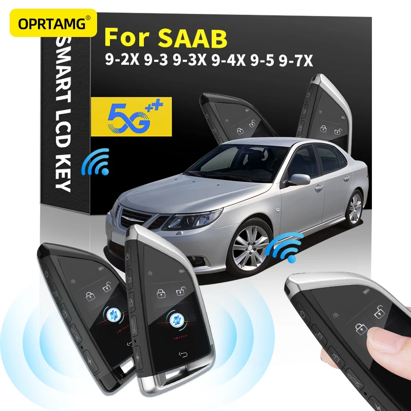 

Car Smart Remote Control Key LCD Display for Keyless Smart Key For Alfa 9-2X 9-3 9-3X 9-4X 9-5 9-7X 2000-2019 2020 2021 2022