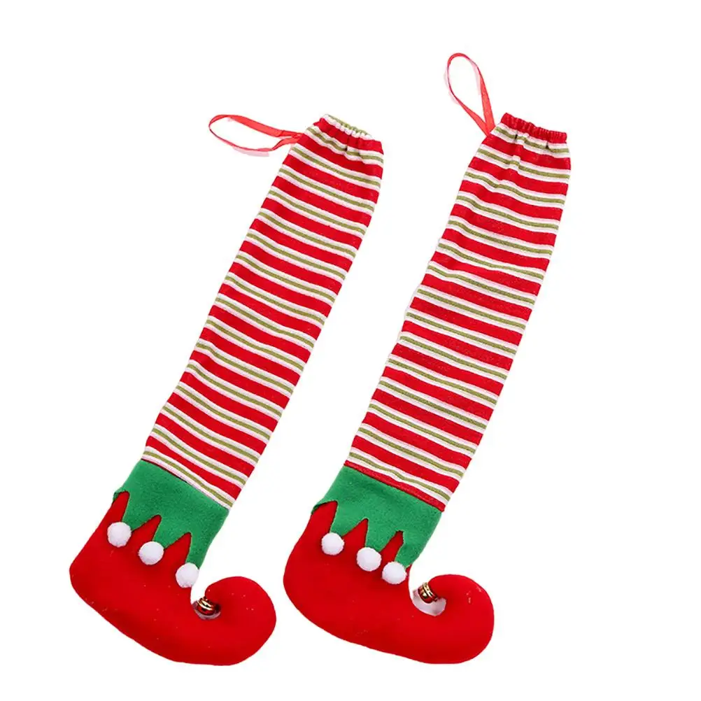 

1Pair Christmas Table Leg Covers Christmas Chair Covers Table Chair Leg Covers for Christmas Decor