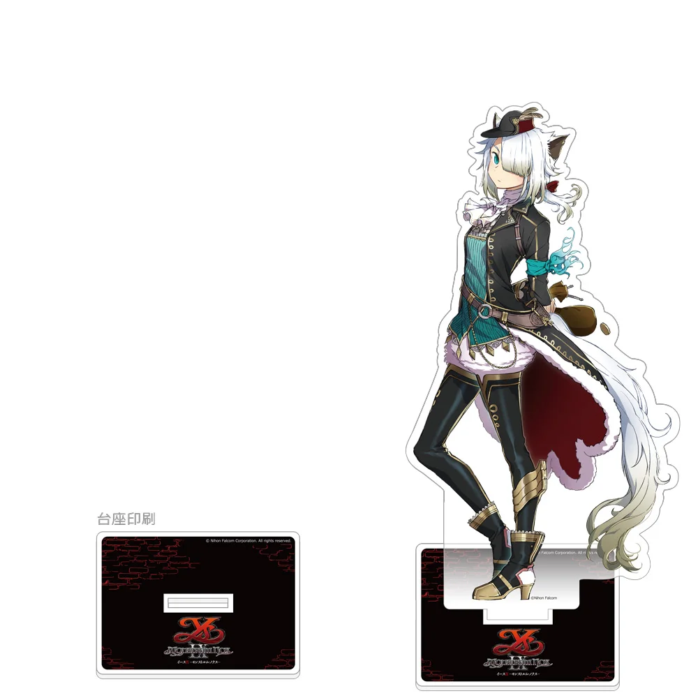 Игровая коллекция Ys IX: Monstrum Nox Adol Christin White Cat, акриловая подставка-брелок 15 см, аниме-фигурки для косплея (art.: 3920daaeee345) - 3920daaeee345
