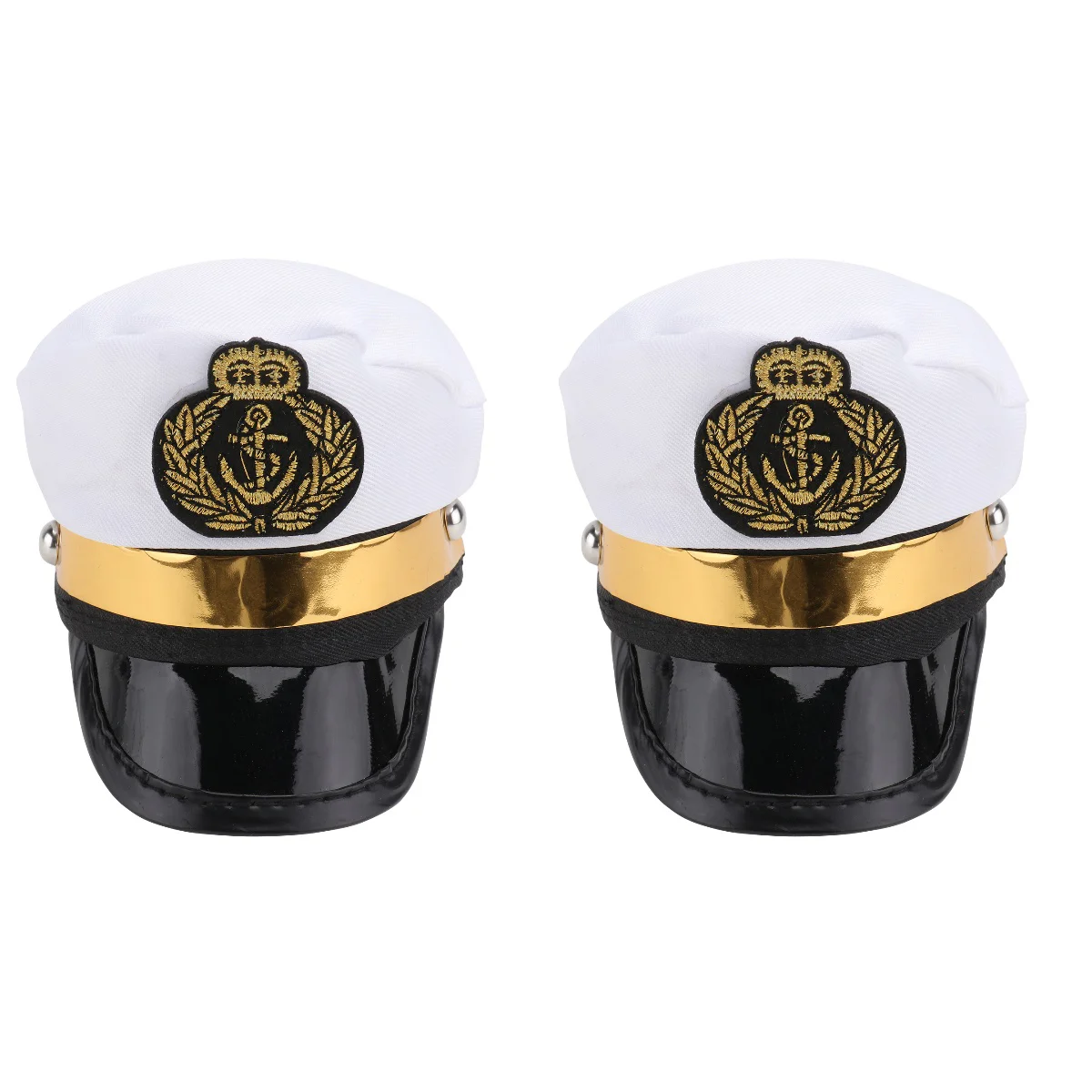

Hat Pet Costume Captain Cat Sailor Cosplay Dog Puppy Dressoutfit Costumescap Navy White Accessories Sailors Hatscats Dogs