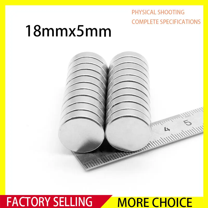 

Круглый неодимовый магнит NdFeB N35, супермощные imanes 18 мм x 5 мм 18 мм x 6 мм, 2 ~ 50 шт., 18x5 мм