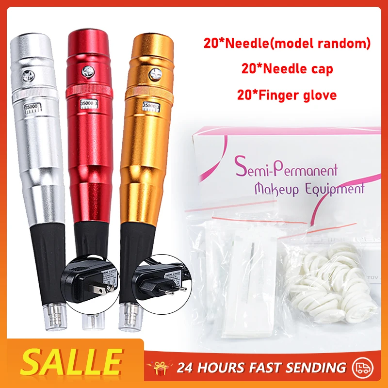 

AIMOOSI Tattoo Microblading Eyebrow Eye Lip Tattoo Machine Rotating Pen PMU Permanent Makeup For Body Painting Beauty Supplies