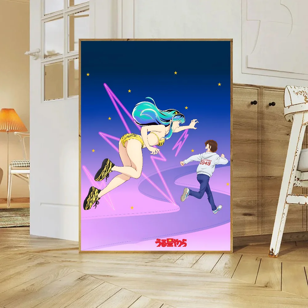 Anime U-Urusei Yatsura Poster Paper Print Home Living Room Bedroom Entrance Bar Cafe Art Painting Decoration