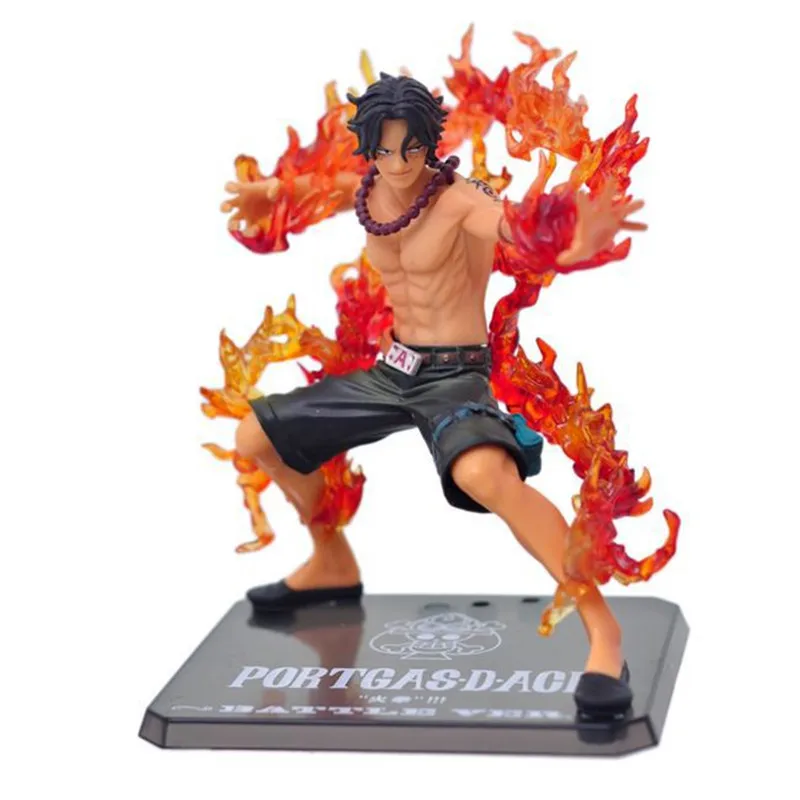 

One Piece Portgas D Ace Battle Fire Action Figures Toys Japan Anime Collectible Figurines PVC Model Toy for Anime Lover Figurine