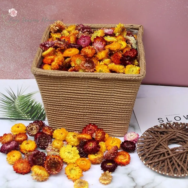 

50pcs Natural Dried Flower Daisy Dry Chrysanthemum Heads Decorative DIY Decor Dried Flower Resin Wedding Party Tabel Decoration
