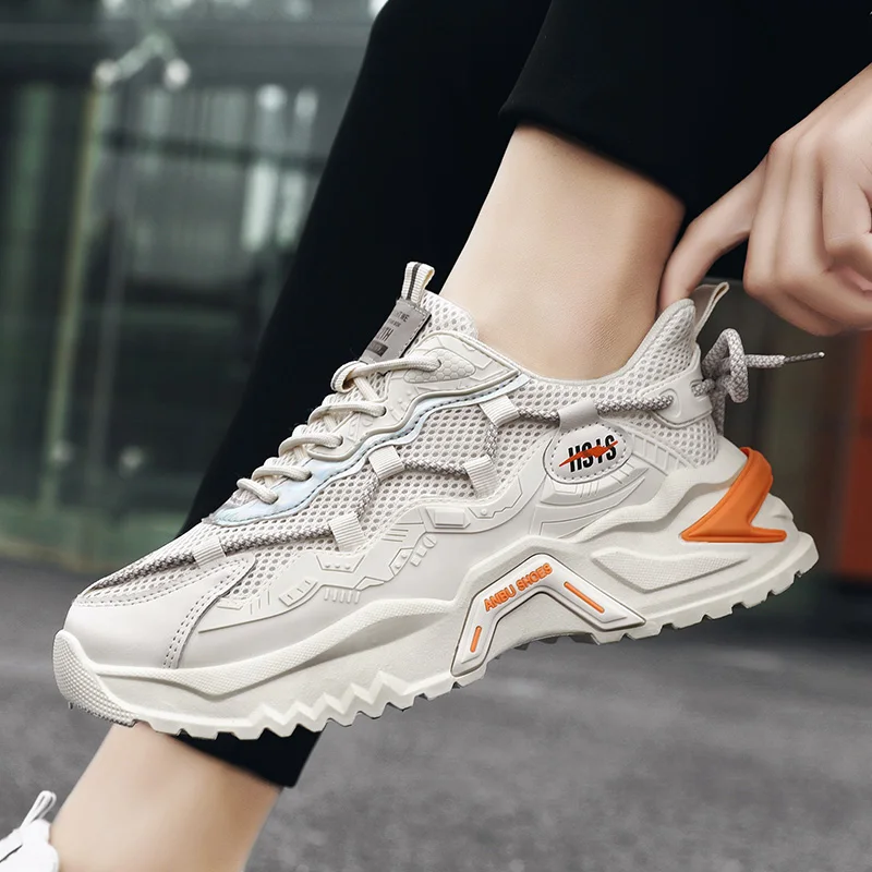 Men's Comfortable Casual Sneakers Adult Teenagers Students Outdoor Running Shoes Walking Shoes School sports shoes 39-44