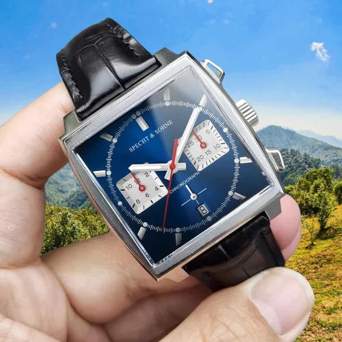 Купить Часы наручные VK62 мужские со стальным циферблатом, брендовые Роскошные Повседневные Спортивные Светящиеся с кожаным ремешком, водонепрониц...