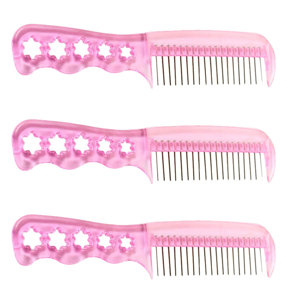 

Wide Tooth Comb Brush Wire Hair Women Extension Synthetic Wigs Hairbrushes Woman