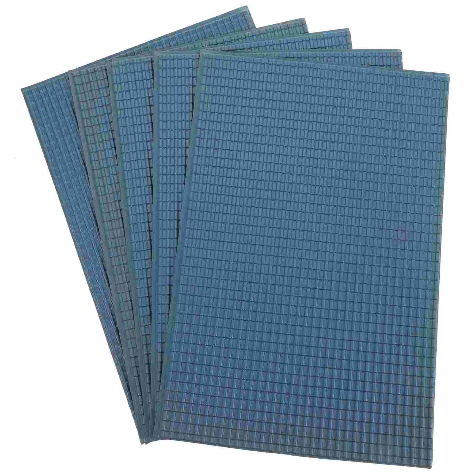 6 листов мини-плитка на крышу искусственная плитка миниатюрная глина маленькие