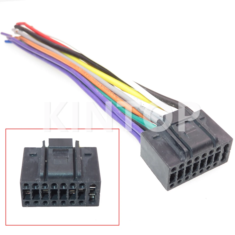 Wire Harness Cd Plug Adapter Auto Cable Connector For Kenwoo