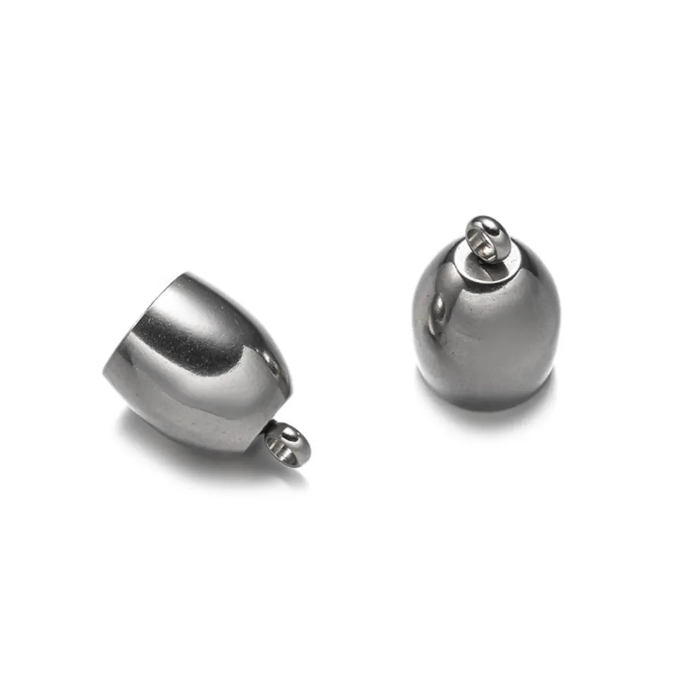 20 шт. торцевая крышка из нержавеющей стали веревка с пряжкой крючок для DIY