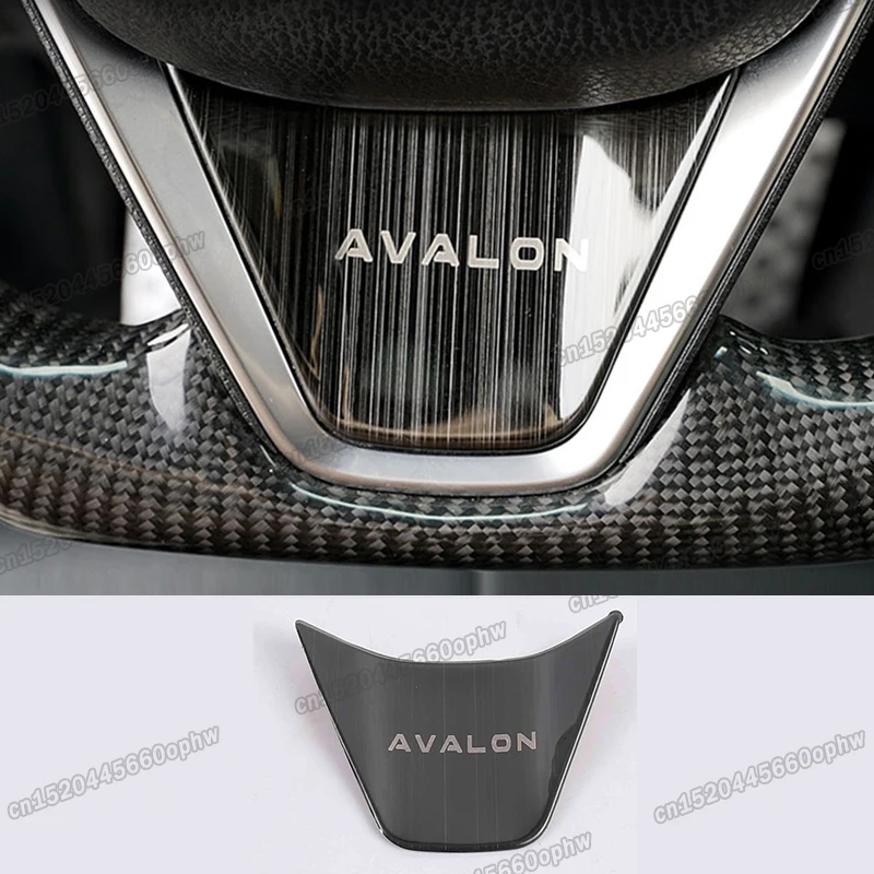 

Отделка рулевого колеса из углеродного волокна для Toyota Avalon 2019 2020 2021 xx50, украшение, автомобильные аксессуары, Стайлинг 2022 2023