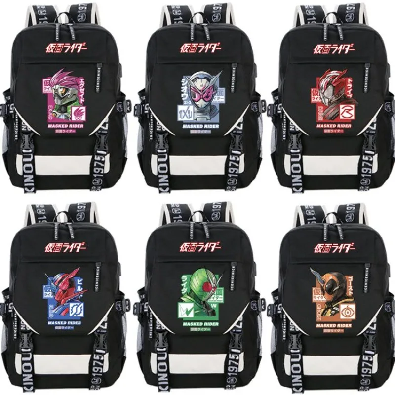 

The New Kamen Rider Two-dimensional Anime Schoolbag Middle and High School Students Backpack Computer Bag