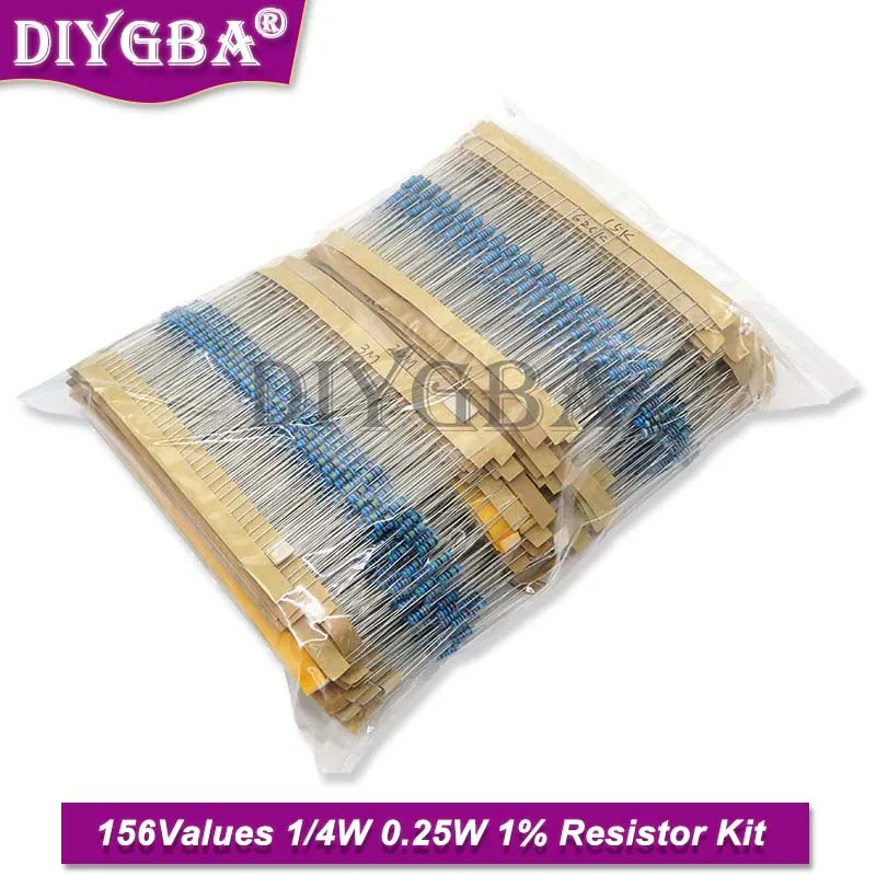 Брендовый металлопленочный резистор DIYGBA 1/4 Вт 0 25 1%
