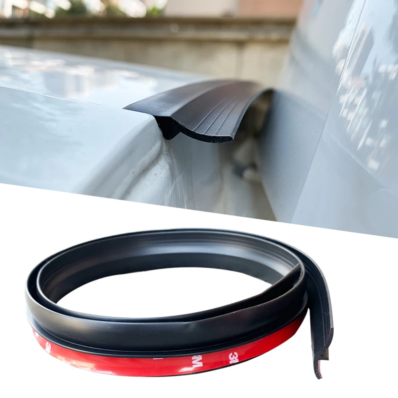 

1.6m Car Door Trunk Sound Insulation Weatherstrip Car Door Rubber Seal Strips Auto Trunk Sealing Stickers External Accessories