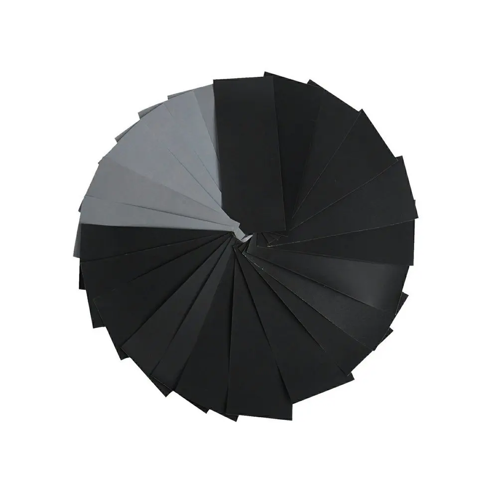 

42Pcs 120 To 3000 Assorted Grit Sandpaper For Wood Furniture Finishing Metal Sanding Automotive Polishing Dry Or Wet Sanding