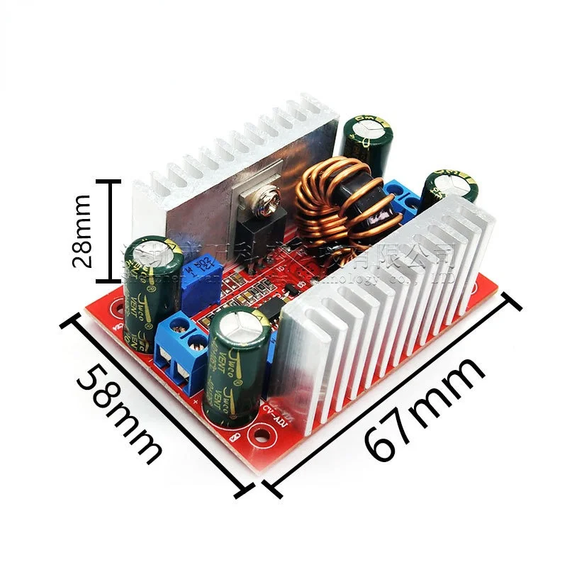 

DHL 50Pcs 400W 15A DC-DC Boost Converter Step Up Power Transformer Supply Voltage Regulator Constant Power 8.5V-50V To 10-60V