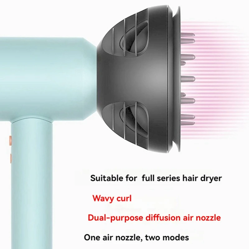 Насадка-диффузор для фена Dyson HD01 HD02 HD03 HD04 HD07 HD08 HD15 HD16 Wave + Curl Диффузор двойного