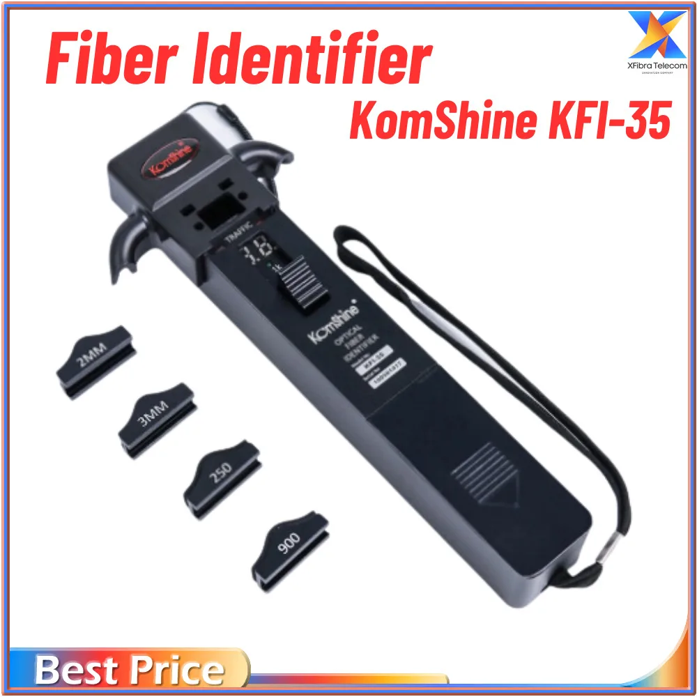 Live Fiber Identifier KomShine KFI-35 Optical Fiber Identifier with ONE KEY Operation