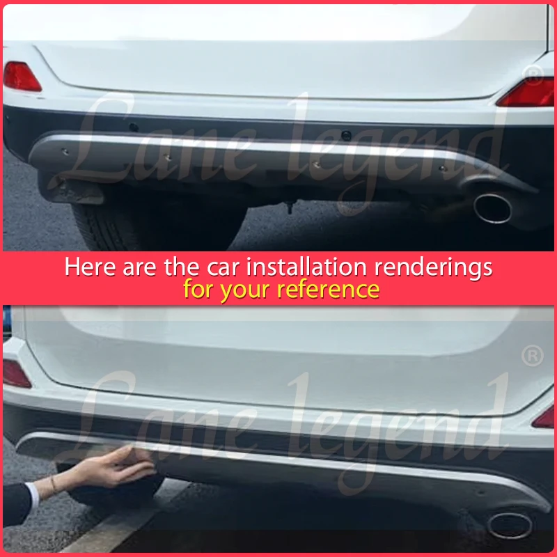 Подходит для Toyota RAV4 Rong Fang 2016-2019 модификация углов задних губ спойлер диффузор