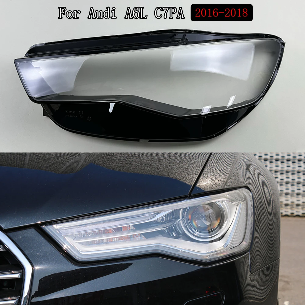 Для Audi A6L C7PA 2016 2017 2018 автомобильные аксессуары корпус фары абажур линза