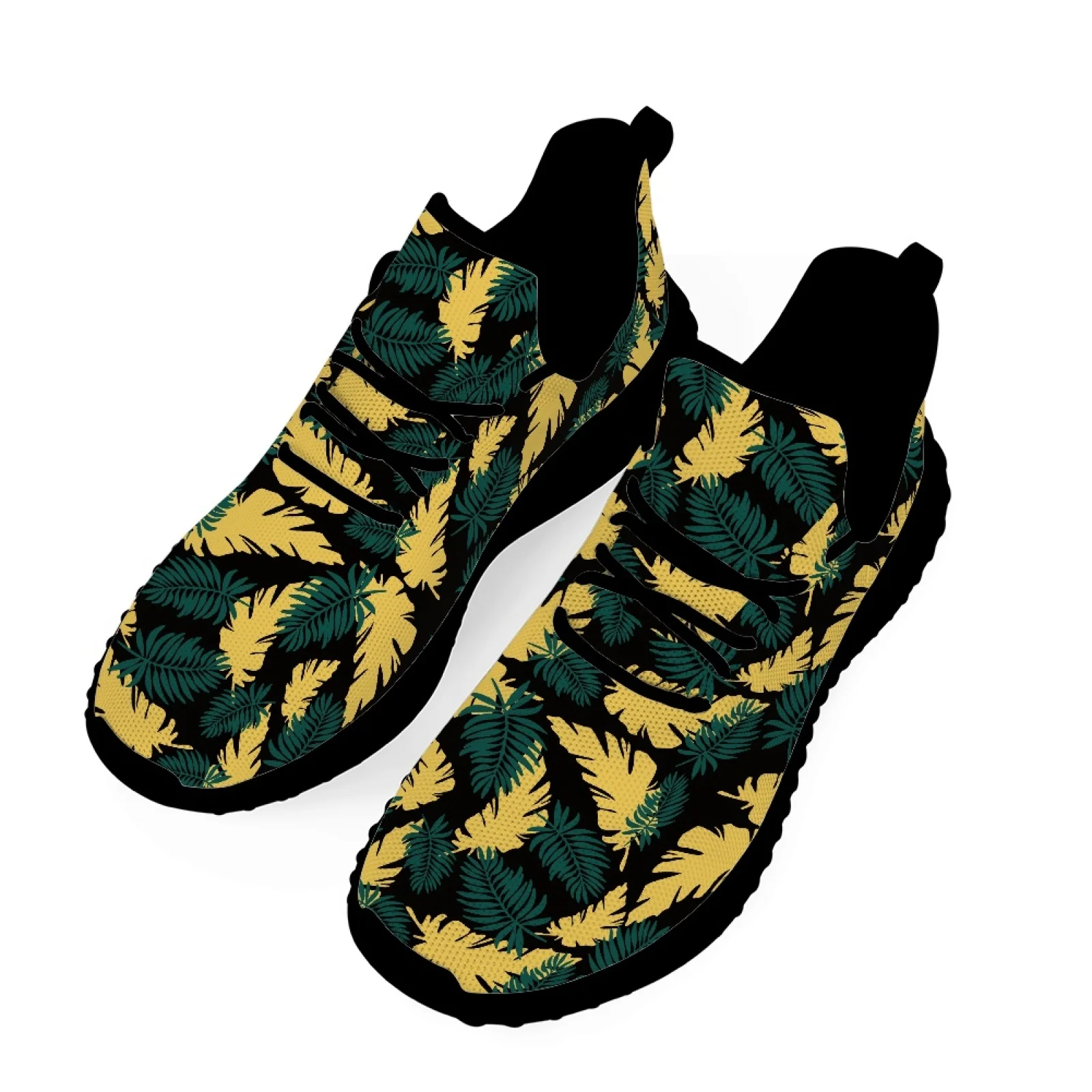 

Полинезийские племенные Фиджийские тату Тотем Фиджи принты Мужские Женские школьный эва сетчатые кроссовки для бега с зелеными листьями на мягкой подошве