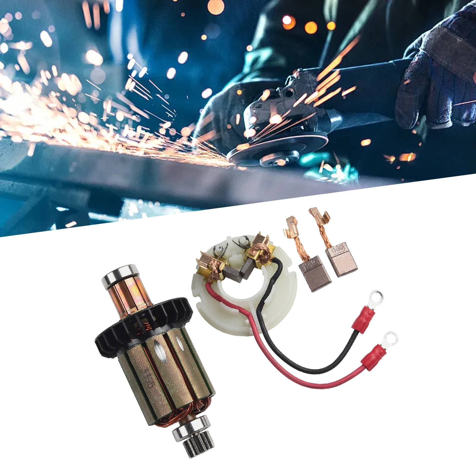 Держатель угольной щетки Armature BHP458 CB440 DHP458 4 шт. 9556 BDF458 9557 9557NB Угловая шлифовальная