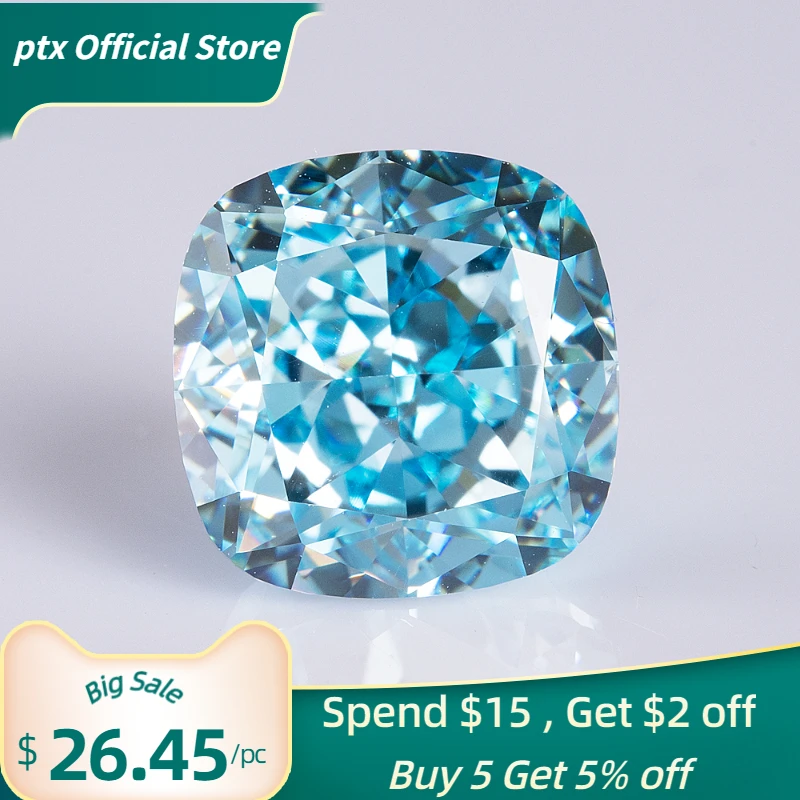 Размер 8 5x8 5 мм АААА кубический цирконий класса Небесно-Голубой Синтетический CZ
