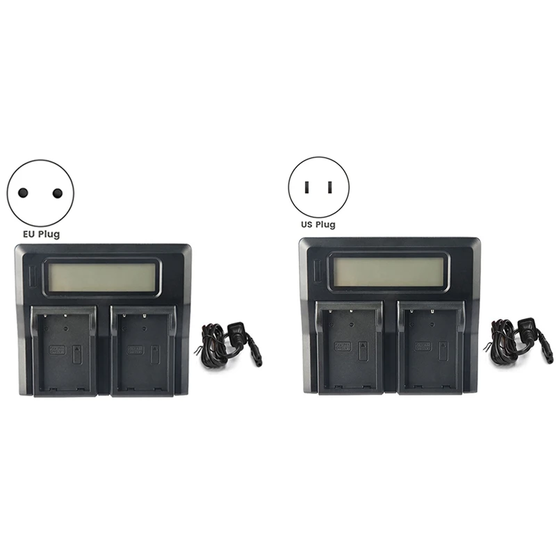 

ENEL9 Camera Battery Double Charger LCD Digital Charger For Nikon D40X D60 D3000 D5000 Seat Charger