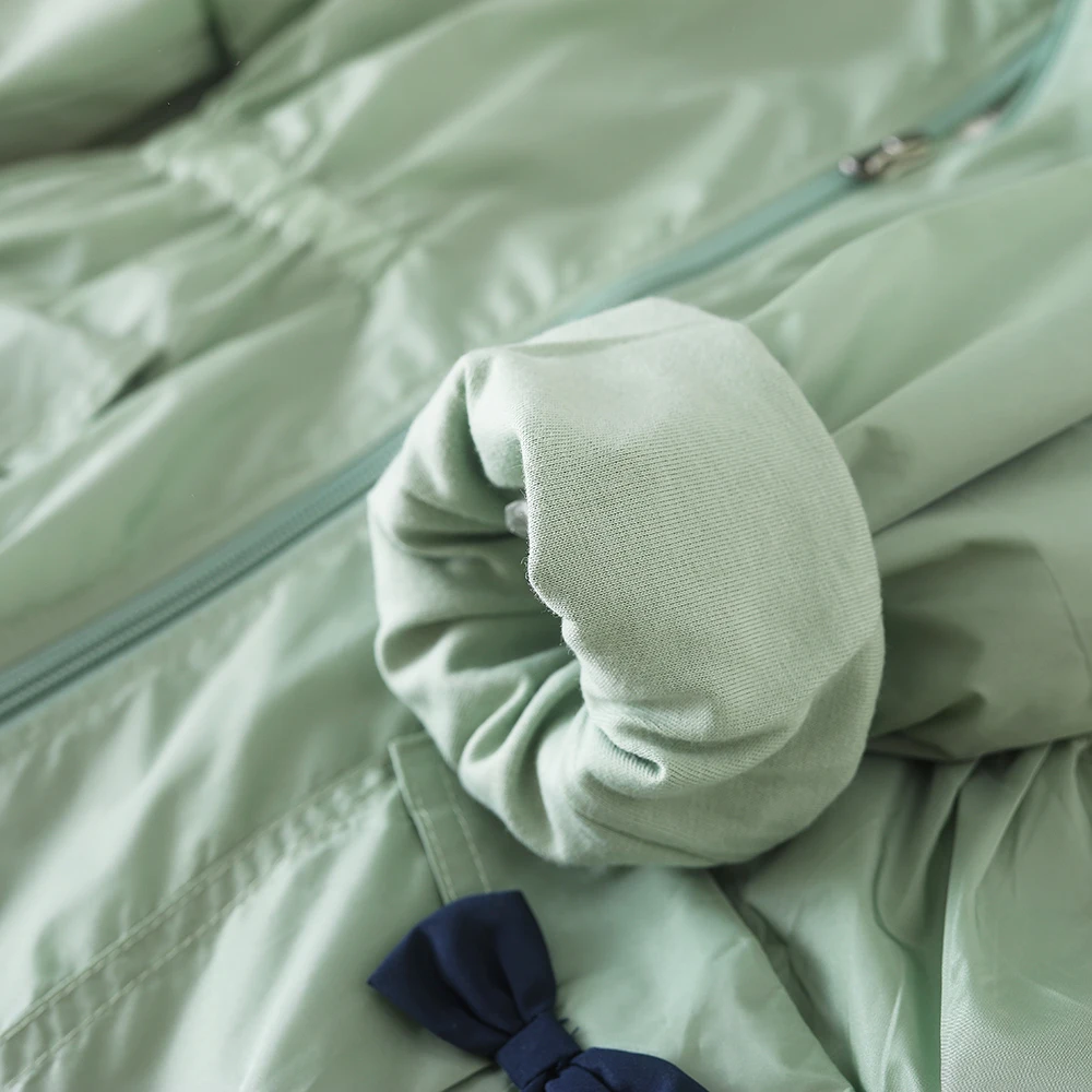 Пальто для девочек демисезонное длинное Детское пальто ветрозащитная куртка