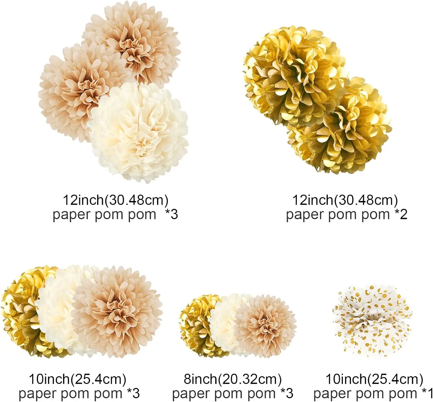 

Свадебные помпоны и цветы из бумаги