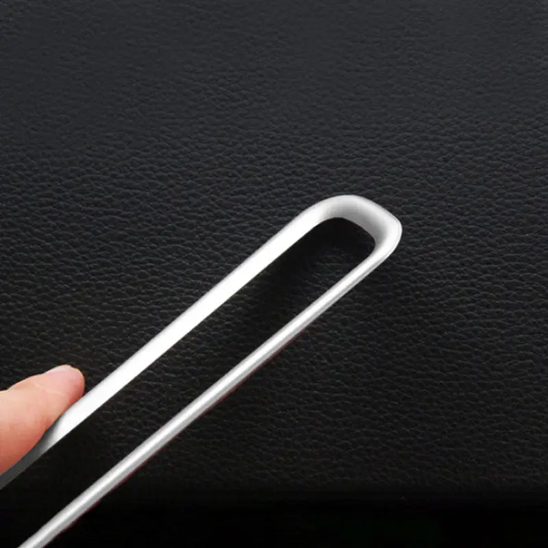 Нержавеющая сталь Стайлинг автомобиля внутренняя навигационная рамка накладка