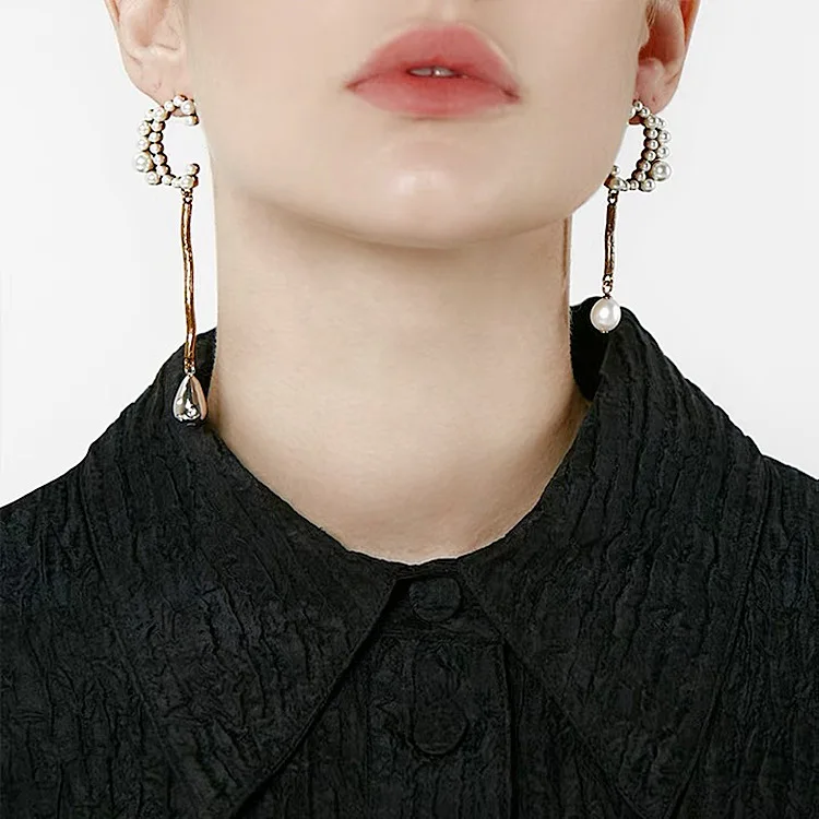 

Earrings European And American Cold Style Retro Crescent Earring For Women Piercing Aretes De Mujer Pendientes Brincos Boucles