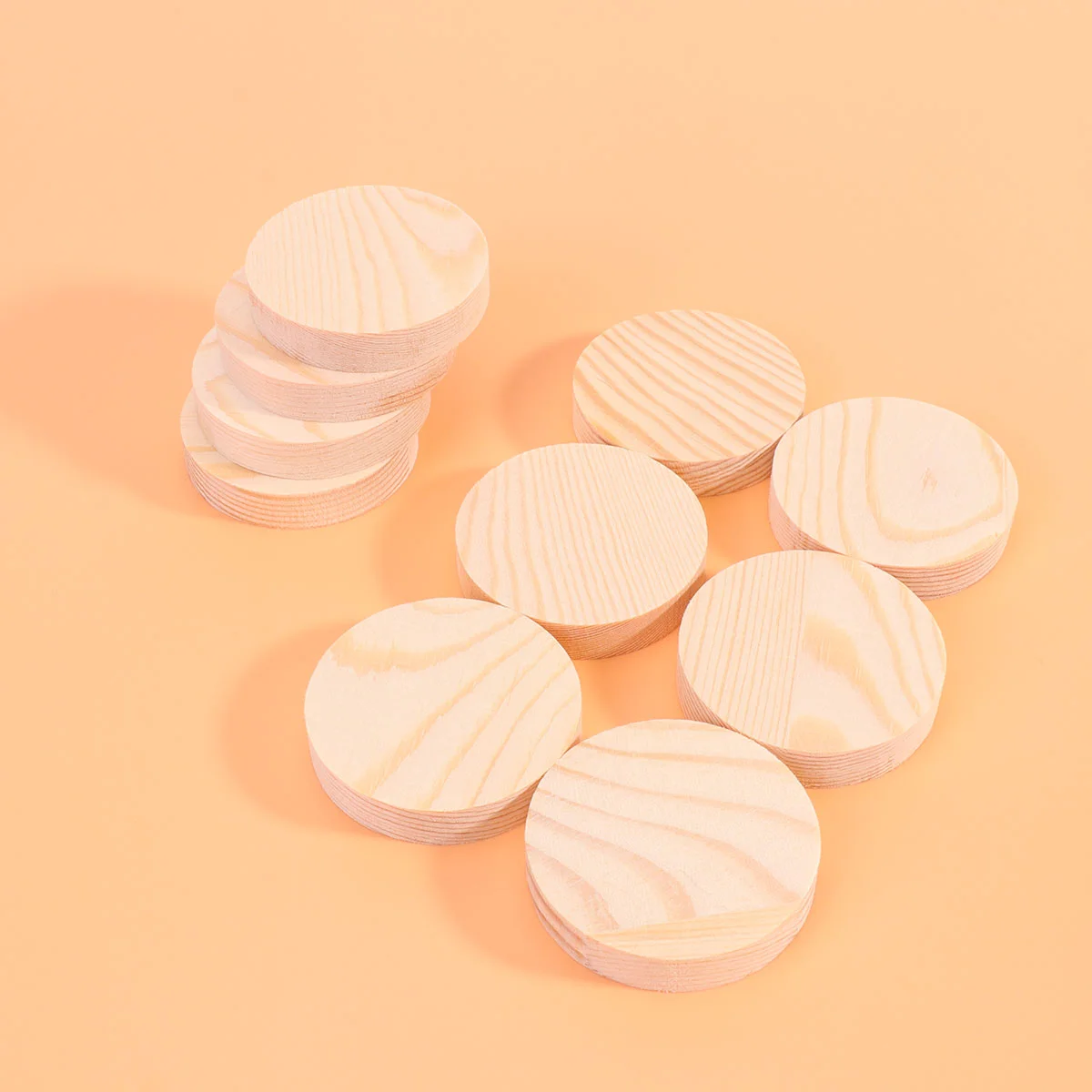 

Wood Wooden Slices Round Ornaments Chipunfinished Natural Painting Projects Diy Hubs Gift Hand Pieceslabels Tree Decor Wall