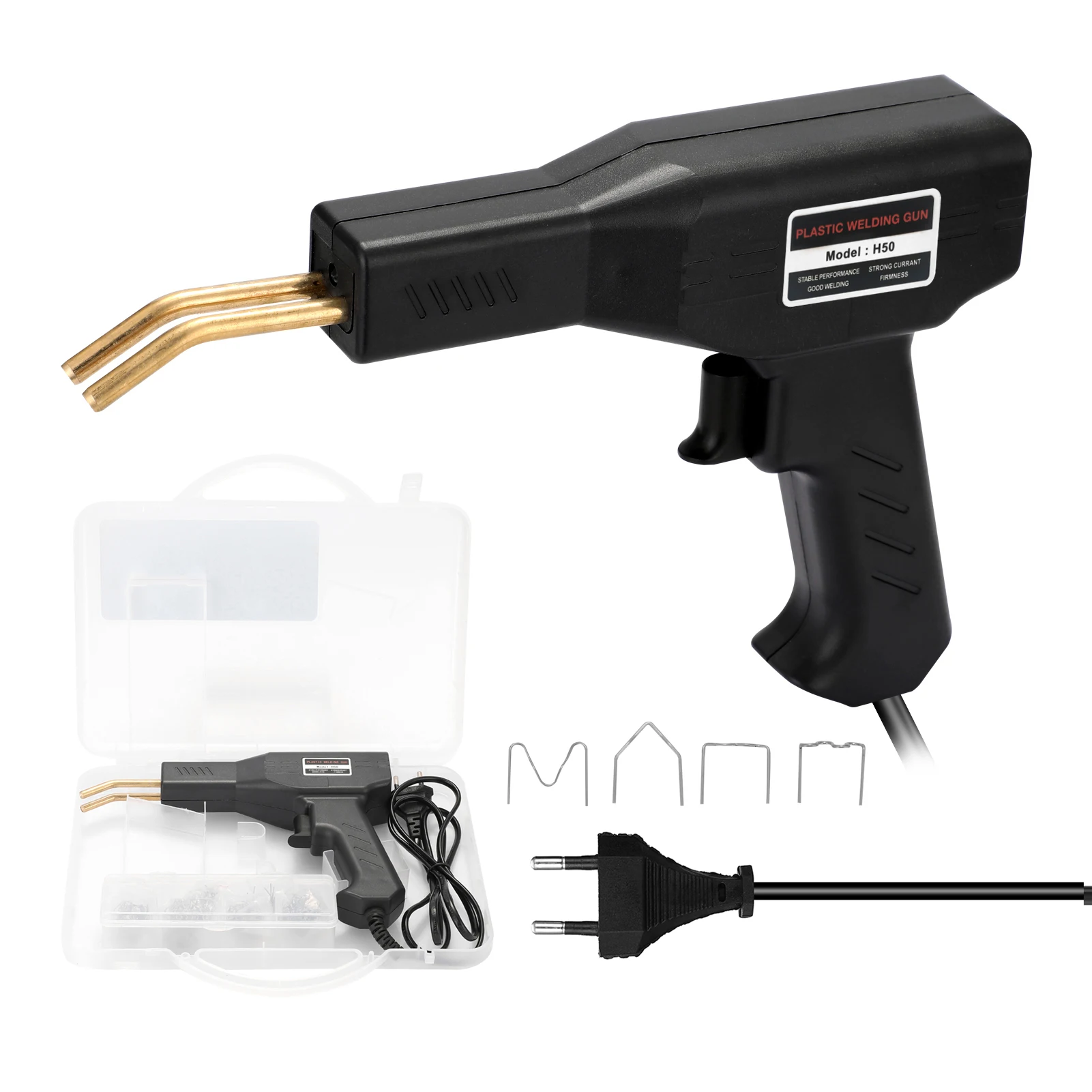 

50W Handy Plastics Welders Garage Tools Hot Staplers Machine Staple PVC Repairing Machine Bumper Repairing Stapler Welding Tool
