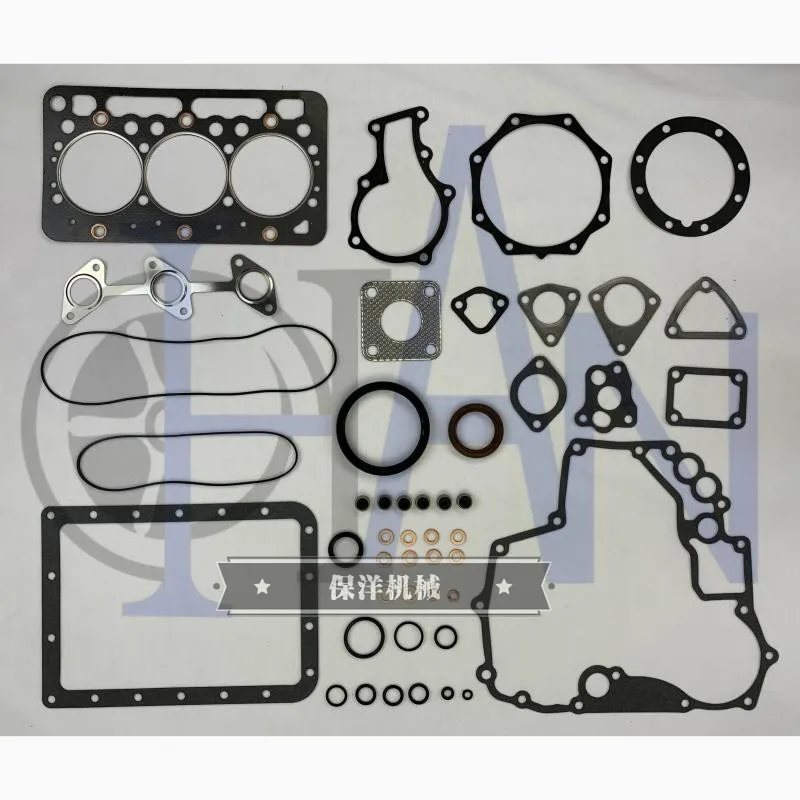 

Kubota D722 engine cylinder gasket /overhaul Kit /repair kit excavator U10 RX141 U008--DH digger free shipping