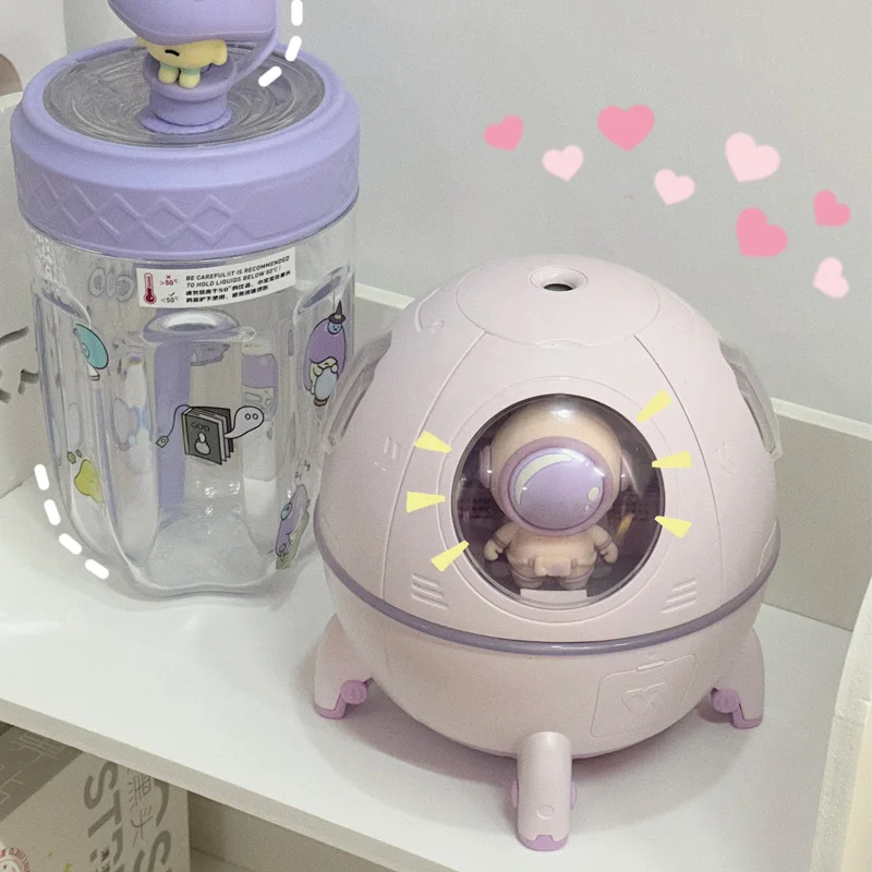 

Space Capsule Air Humidifier USB Ultrasonic Cool Mist Aromatherapy Water Diffuser with Led Light Astronaut Humidificador