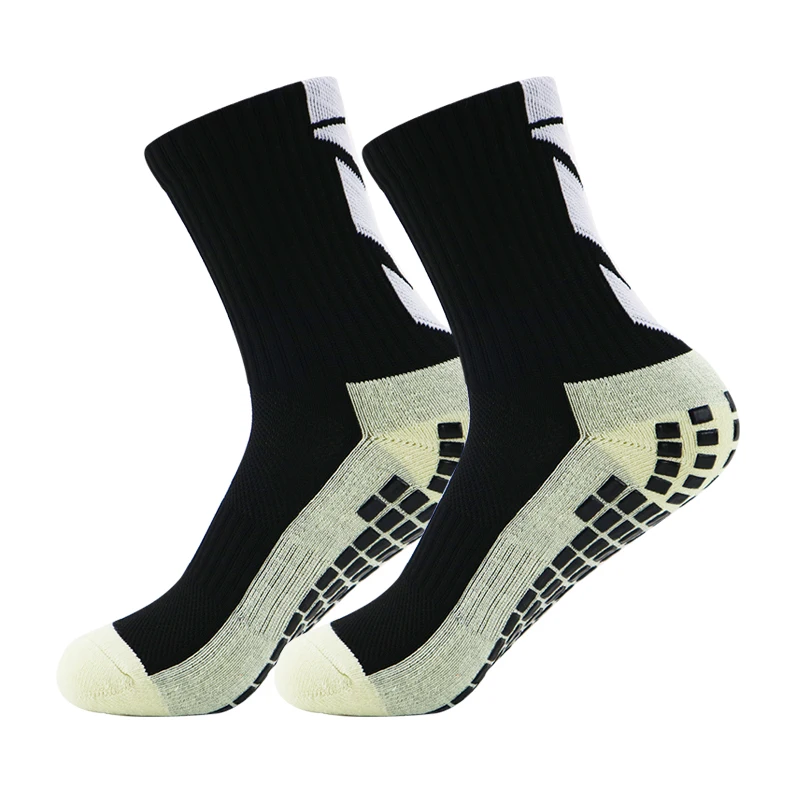 Men Football Socks Anti Slip Non Slip Suction Grip Cotton Sport Cycling Running Riding Socks