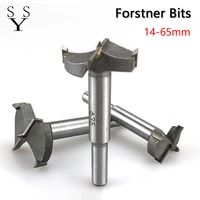 1pcs 14 65mm forstner drill bits self centering hole saw cutter carbon steel tungsten carbide wood cutter woodworking tools