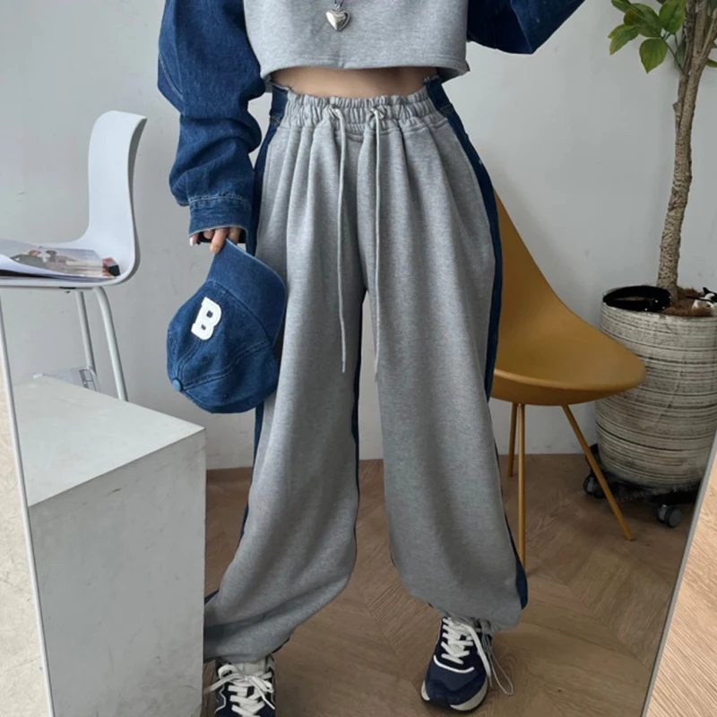 SuperAen корейские шикарные осенние и зимние нишевые прямые повседневные брюки с