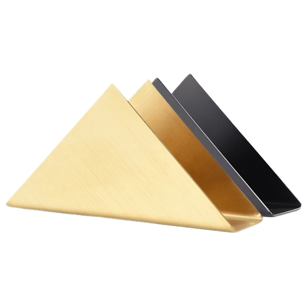 

2 Pcs Paper Towel Holder Table Napkin Stand Dining Tabletop Holders Stainless Steel Metal Organizer